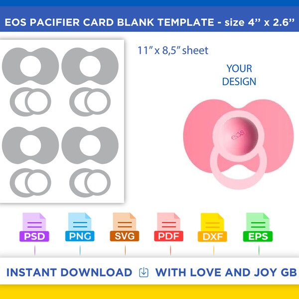 Eos Baby Shower Template - Etsy