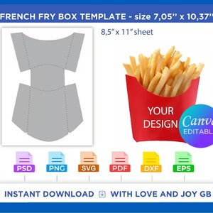 French Fry Boxes 