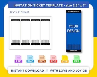 Dodger Ticket Template Png Etsy Dodger Ticket Template Png Etsy
