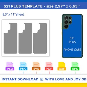 S21 Plus Phone Case Template Png Svg Dxf Eps Label - Etsy