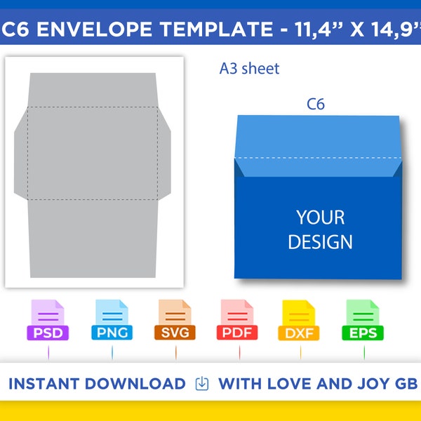 9x6 Envelope Svg Etsy