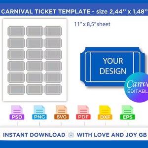 Blank Ticket Template - Free Vectors & PSDs to Download