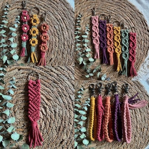 macrame keychain