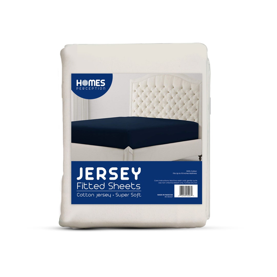 Cotton Jersey Sheet Only 100 Cotton Bedsheet Set 1 Fitted Etsy