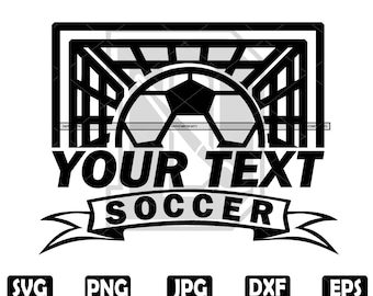 Soccer Team Logo SVG: Customizable Banner (Digital Download)