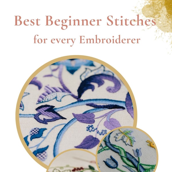 Beginners embroidery stitches,Basic embroidery stitches printable,Beginner embroidery tips,Simple embroidery stitches,Embroidery stitchguide