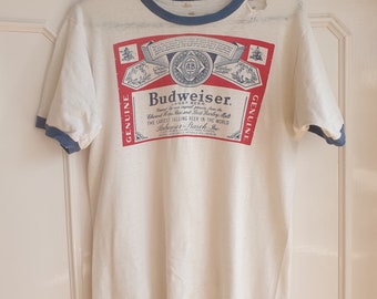 Budweiser Shirt - Etsy UK