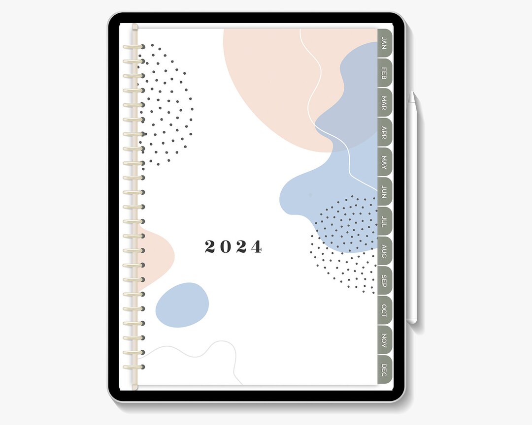 Goodnotes Digital Planner 2023 2024 カレンダー/スケジュールテンプレート Etsy
