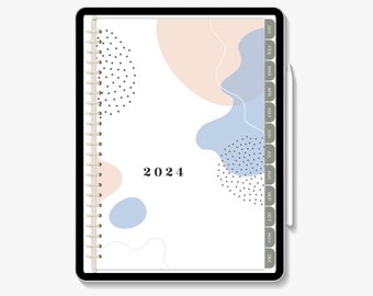 GoodNotes | Digital Planner 2023 ～ 2024 | カレンダー/スケジュールテンプレート for Daily #01