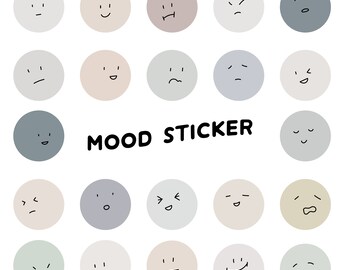 GoodNotes | Digital Stickers: Mood