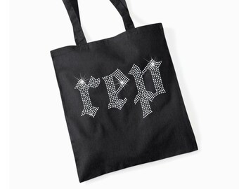 Rhinestone REP tote bag