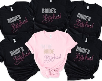 Rhinestone Brides Bitches Hen/Bachelorette  T Shirt