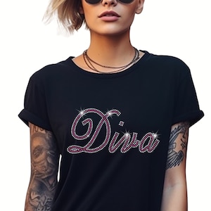 Rhinestone Diva T Shirt