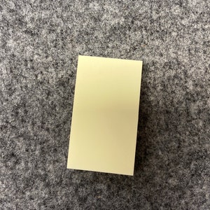 Ersatz-Selbstklebe-Post-It-Aufkleber in Gelb für den JW-Mini-Zeugenwagen aus Holz, Pioniergeschenk