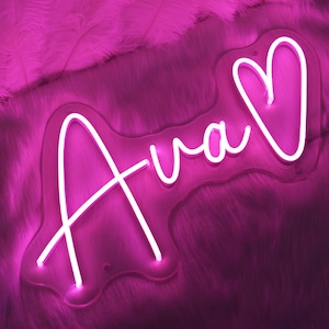 Custom Neon Sign Name For Kids Bedroom, Neon Sign Led Light  Neon Sign Bedroom Decor Personalized Gifts Neon Sign Custom Birthday Gifts