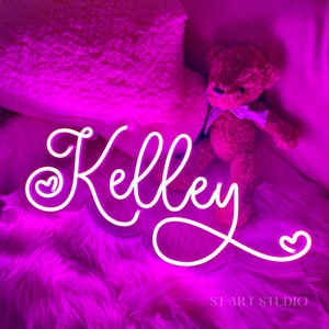 Custom Neon Sign for Kids, Led Sign for Home Decor,Neon Name Sign,Bedroom Decor,Battery Operated,Personalized Gifts,Christmas Gifts