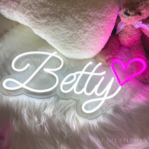 Custom Neon Sign Name For Kids Bedroom, Neon Sign Led Light Neon Signs Nursery Neon Sign Bedroom Decor Neon Sign Christmas Gifts