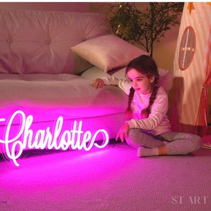 Custom Name Neon Sign for Kids, Kid Room Decorations, Home Decor Wall Decor, Neon Sign Custom, Personalized Gifts for Baby, Birthday Gift