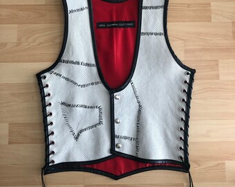 Frankenstein Snake Rock Punk Vest