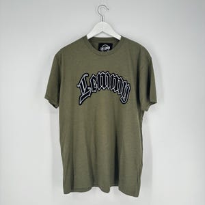 Lone Gunman Lemmy Motörhead Shirt L Olive