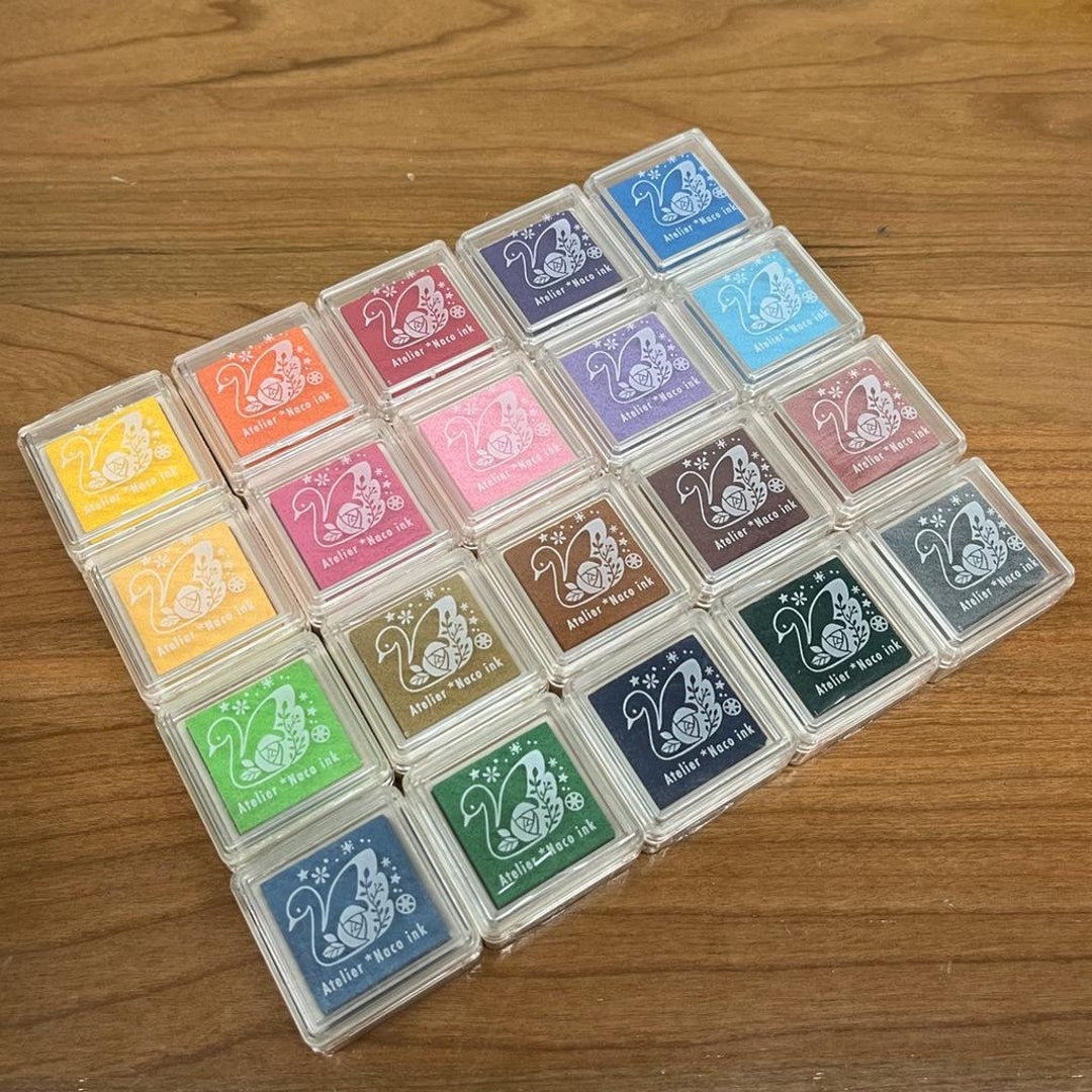 KODOMO NO KAO/ Atelier Naco Ink Pad/ Small Ink Pads/ Rubber Stamp Pad ...