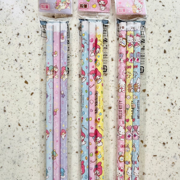 Sanrio Pencil| Japanese Stationary | School & Office Stationery