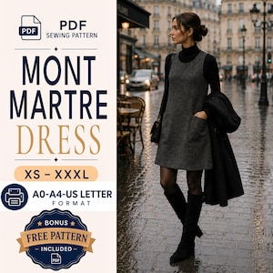 Molde para vestido avental | Molde para vestido jardineira | Molde para macacão | Molde para avental | Molde para costura para iniciantes | Vestido avental