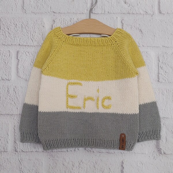 Knit Baby Sweater Etsy