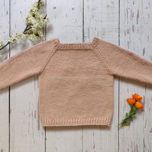 Personalized Handmade Sweater With Name Embroidered for Baby, Hand Knit ...