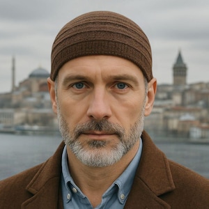 Winter Kufi Prayer Hat for Men – Thick Velvet Islamic Skull Cap, Soft Warm Takke for Salah, Foldable Muslim Beanie for Cold Weather