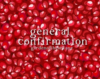 General Confirmations