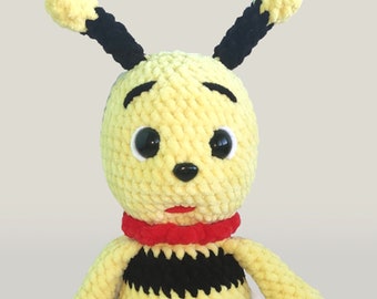 Cute crochet bee plush bumblebee gifts bee baby shower