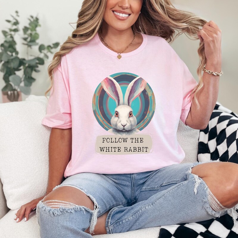 Follow the White Rabbit - Etsy