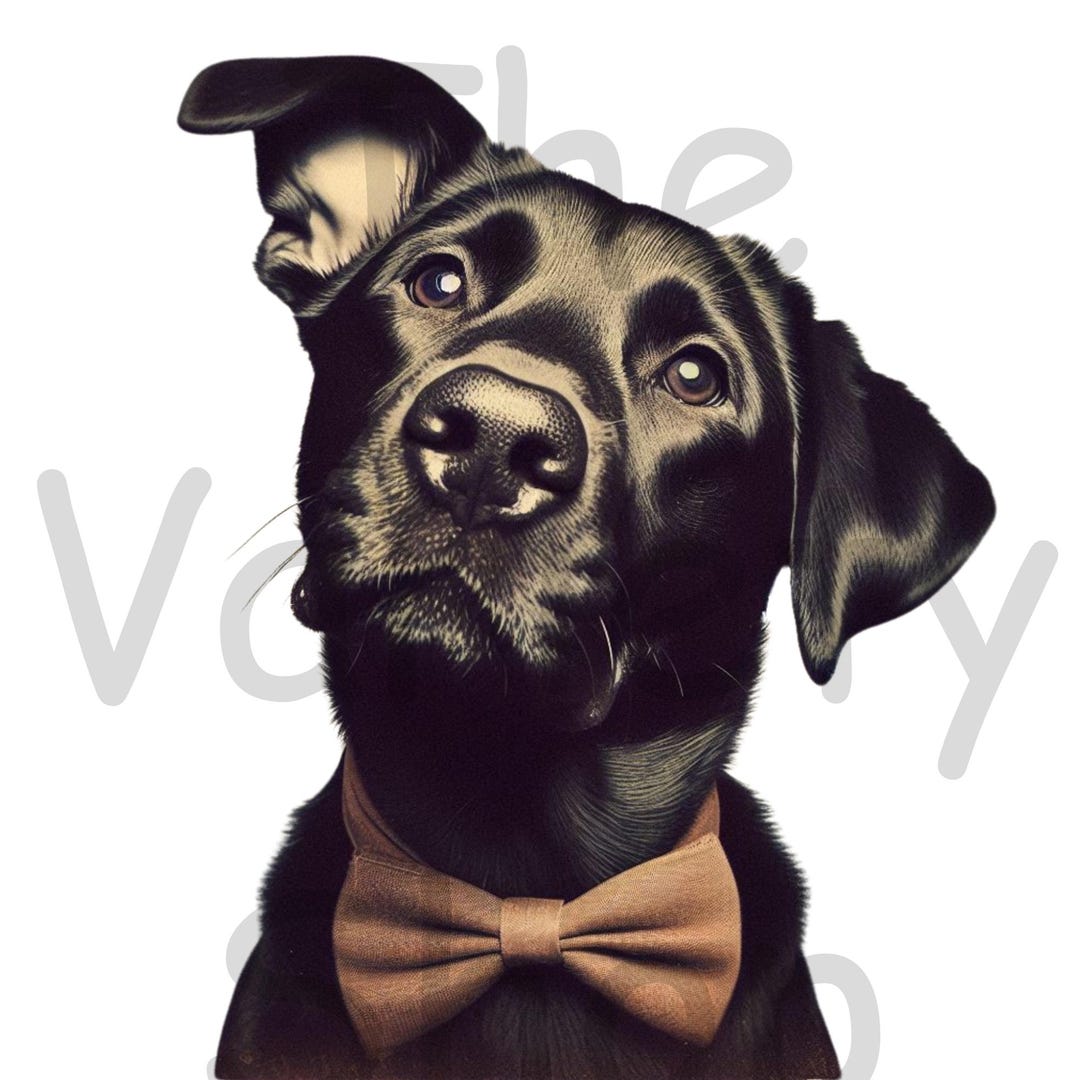 Black Labrador PNG: Quirky Dog Sublimation Design (digital Download) - Etsy