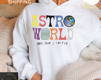 Travis scot Hoodie,Travis scott Astroworld hoodie, Astroworld crewneck hoodie,Colourful Astroworld hoodie,gift for travis scott fan