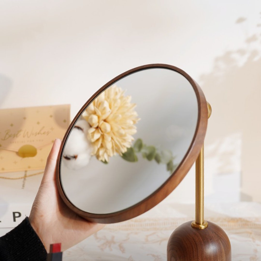 Personalized Tabletop Mirror. Vanity Mirror, Desk Mirror, Table Mirror