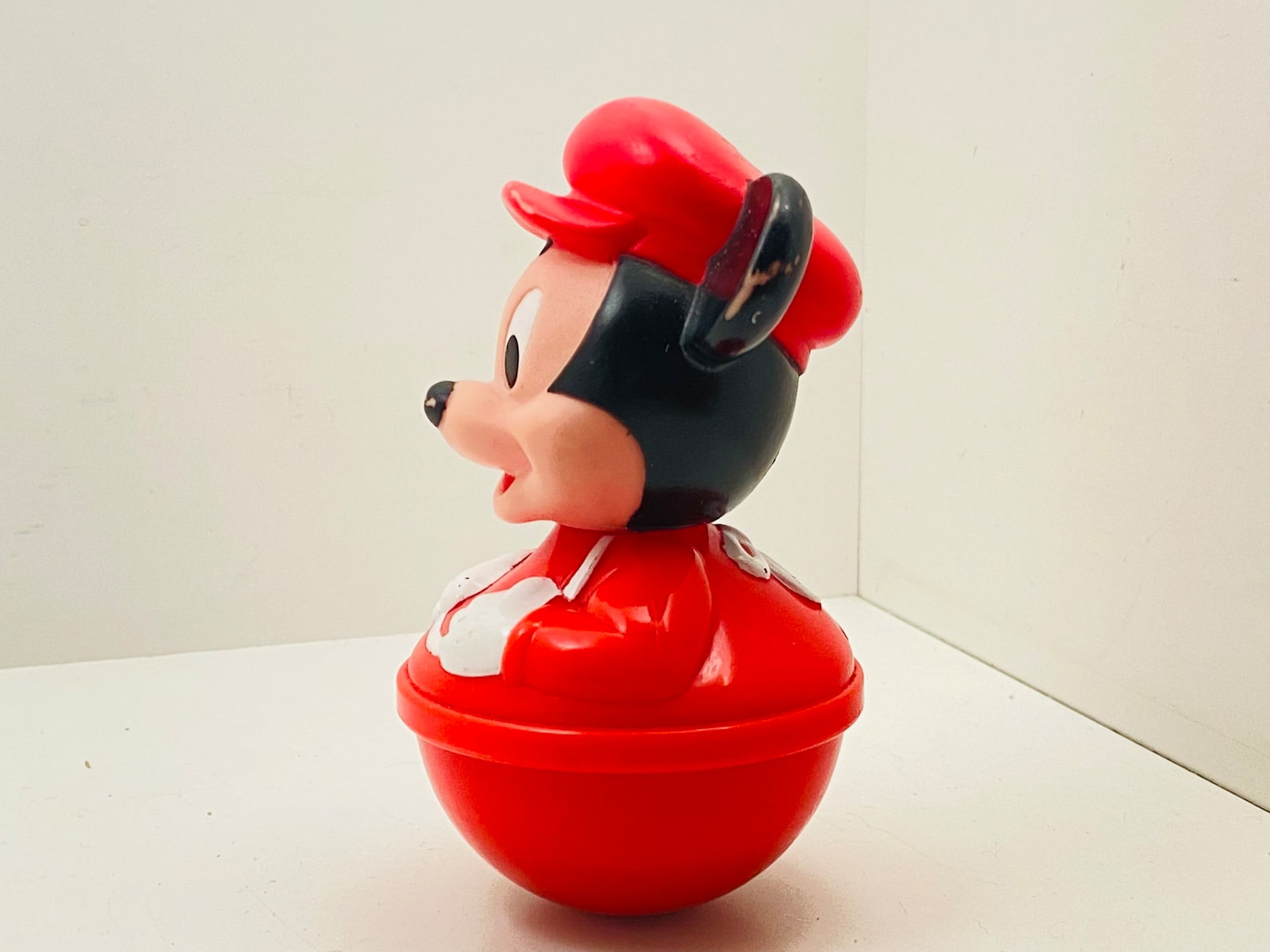Vintage Weeble Wobble Weighted Roly Poly Mickey Mouse Toy - Etsy