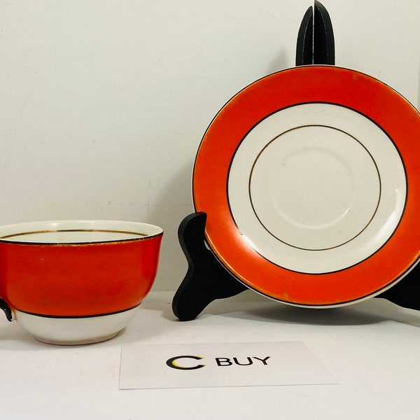 Gefle, Sweden | Karneval series | Coffee cup set | Helmer Ringström | Scandinavian vintage design