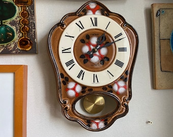 Pallas, Germany | Ceramic wall clock | Vintage | German design