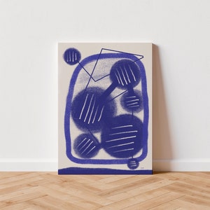 Abstract,modern contemporary wall art for home & workplace, blue purple cream charcoal pastel art,INSTANT DIGITAL DOWNLOAD printable