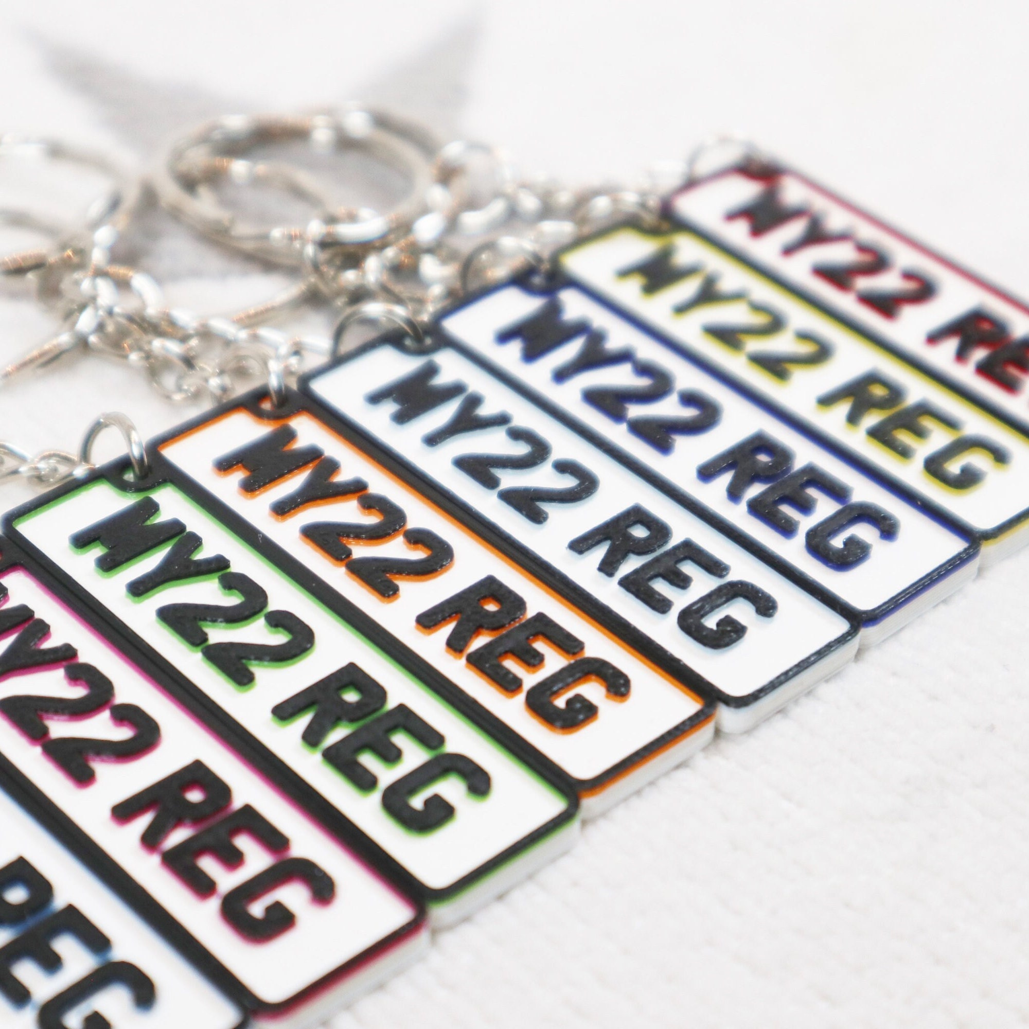 CUSTOM NUMBER PLATE Keyring Number Plate Keyring Licence Etsy UK