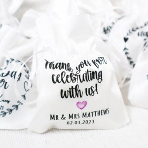 90 Wedding Favour Bags, Kraft Brown Mr & Mrs' Paper Bags, Wedding
