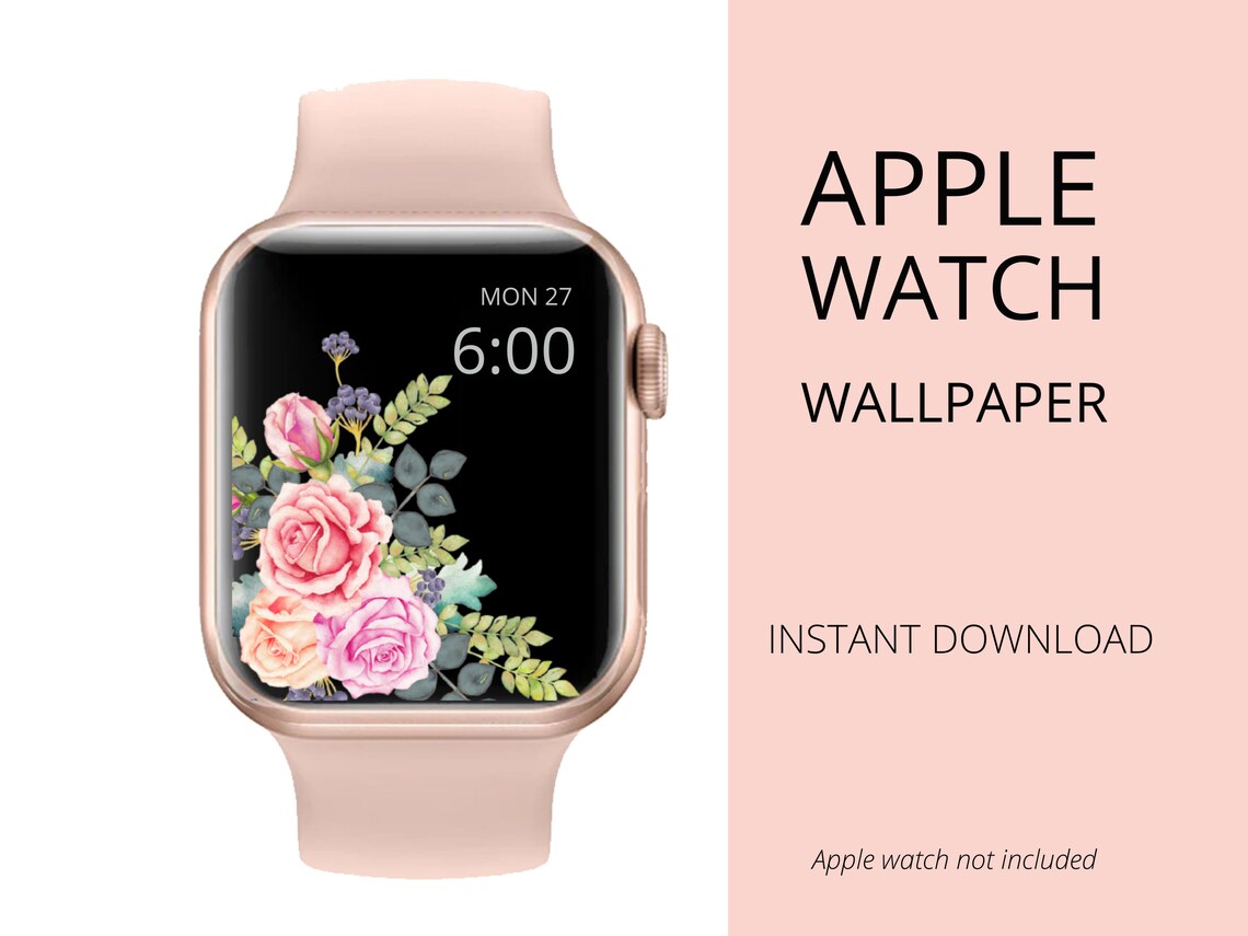 Apple Watch Wallpaper Black Background Apple Watch Face Etsy