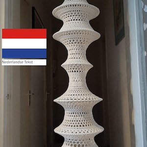 Haakpatroon BoHo Fishnet lamp (dutch language)