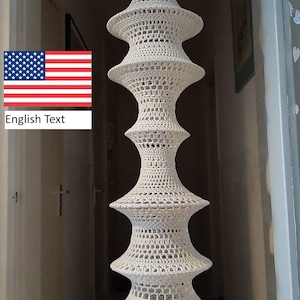 Haakpatroon en tutorial (termen inglese americano) BoHo Visnetlamp