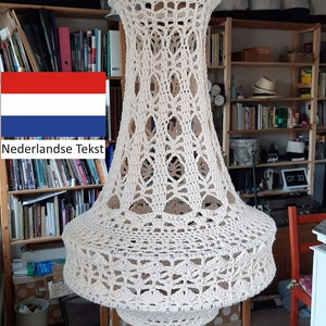 Haakpatroon voor een BoHo Ibiza stijl Kroonluchter lamp (Nederlands/DUTCH version)