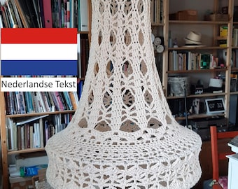 Haakpatroon voor een BoHo Ibiza stijl Kroonluchter lamp (Nederlands/DUTCH version)