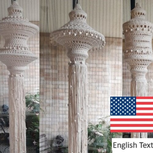 Modèle au crochet pour 3 lanternes de style BoHo Ibiza (en anglais)