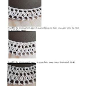 Crochet pattern for 3 BoHo Ibiza style lanternsEnglish language image 5