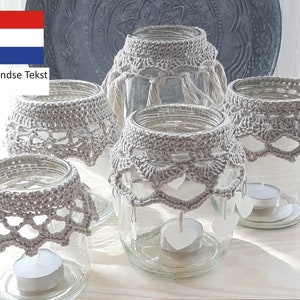 5 Haak Patronen voorglanschen Windlichten (in der niederländischen Sprache Nederlands)